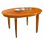 Jídelní stůl oválný 4 nohy 145x99 cm, 06x540 - Barva: patina