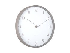 Designové nástěnné hodiny 6057GY Karlsson 30cm