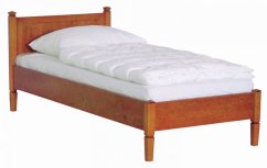 Jednolůžko s dřevěným čelem 02x751