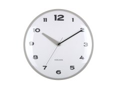 Designové nástěnné hodiny 6028GY Karlsson 40cm