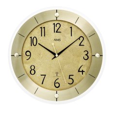 Designové nástěnné hodiny 5591 AMS řízené rádiovým signálem 31cm