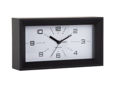 Designové stolní hodiny s budíkem 6066BK Karlsson 20cm