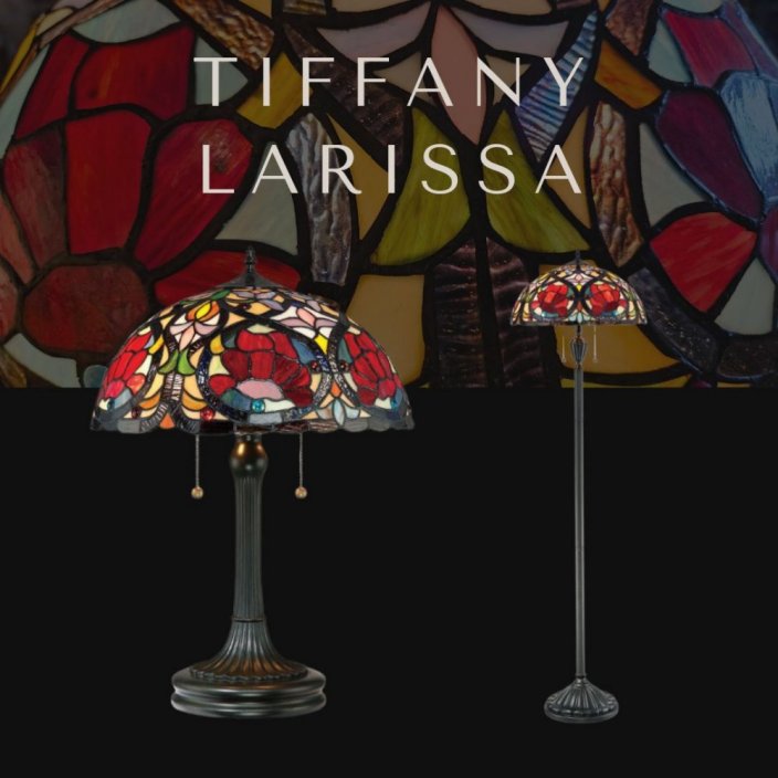 Tiffany stolní lampa LARISSA