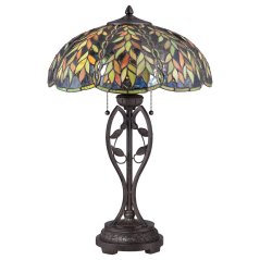 Tiffany stolní lampa BELLE