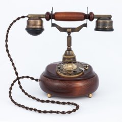 Historický telefon stolní kulatý 3001-006