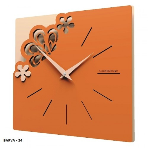 Designové hodiny 56-10-1 CalleaDesign Merletto Small 30cm (více barevných variant) Barva terracotta(cihlová)-24