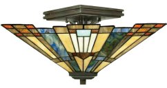 Tiffany stropní svítidlo /INGLENOOK