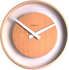 Designové nástěnné hodiny 3046 Nextime Wood Loop 30cm