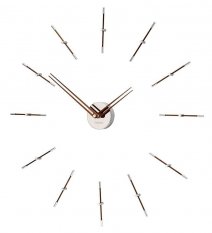 Designové nástěnné hodiny Nomon Merlin Walnut Small 70cm