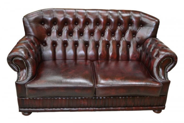 Kožená sedací souprava HILTON - křeslo - Barva: béžová