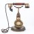 Historický telefon stolní kovový s vidlicí 3004-006