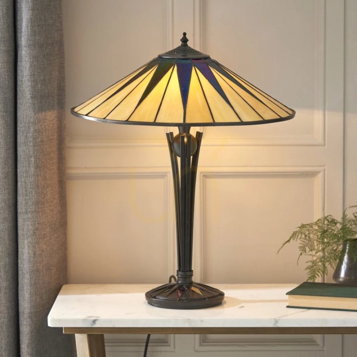 Dark Star stolní lampa Tiffany 64045