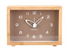 Designové hodiny s budíkem 6034BR Karlsson 19cm