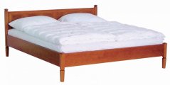 Dvoulůžko s dřevěným čelem 02x750