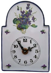 Hodiny porcelánové miniaturní MIN18
