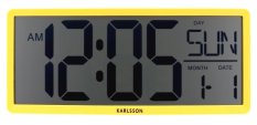 Digitální LCD hodiny 6020YE Karlsson 35cm