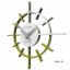 Designové hodiny 10-018 CalleaDesign Crosshair 29cm (více barevných variant) Barva zelená oliva-54