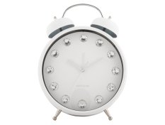 Designové stolní hodiny - budík 6019WH Karlsson 30cm