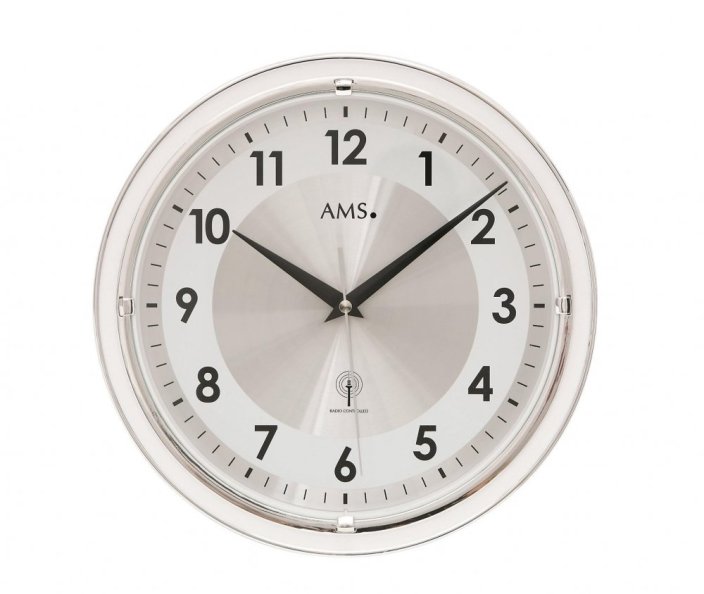 Nástěnné hodiny 5945 AMS řízené rádiovým signálem 30cm