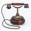 Historický telefon stolní kulatý 3001-006