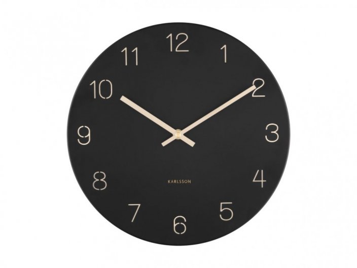 Designové nástěnné hodiny 5788BK Karlsson 30cm