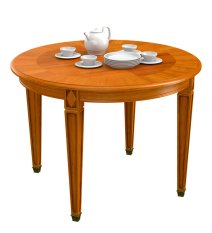 Jídelní stůl kulatý 4 nohy 105 cm, 06x532