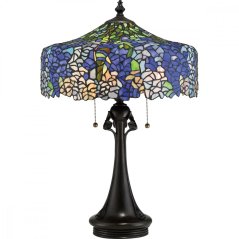 Tiffany stolní lampa COBALT