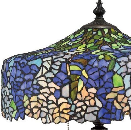 Tiffany stolní lampa COBALT