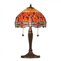 Dragonfly flame lampa Tiffany 64092