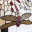Dragonfly beige stolní lampa Tiffany 64085