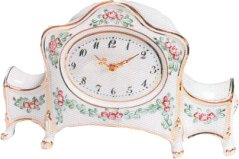 Hodiny porcelánové bílá 2009