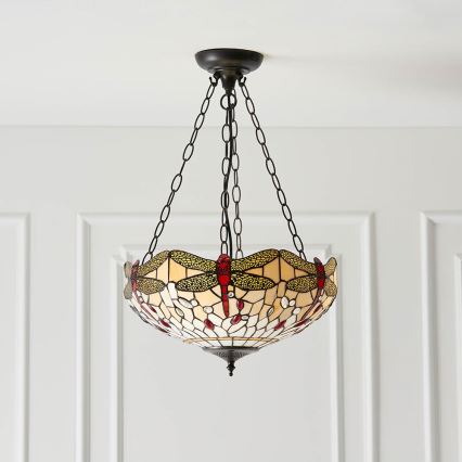 Dragonfly beige lustr Tiffany 70759