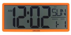 Digitální LCD hodiny 6020OR Karlsson 35cm