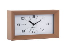 Designové stolní hodiny s budíkem 6066BR Karlsson 20cm