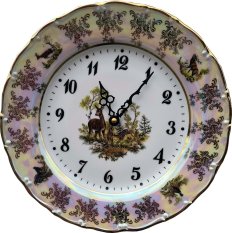 Talíř - hodiny porcelánové 2077