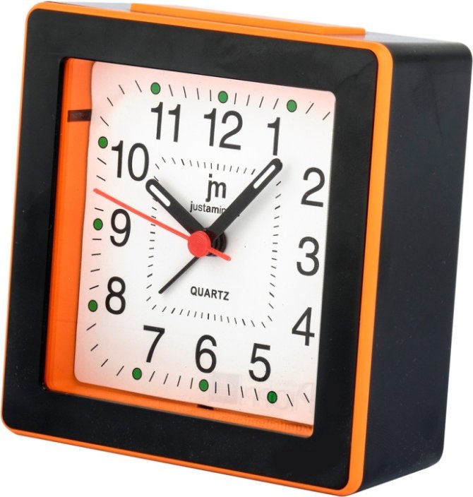 Designový budík 7061QO Lowell 10cm