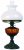 Petrolejová lampa G24-jantar