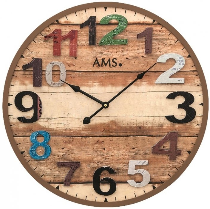 Nástěnné hodiny 9539 AMS 50cm