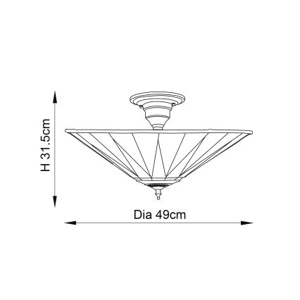 Dark Star lustr Tiffany 64043