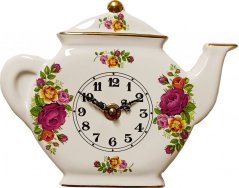 Hodiny porcelánové miniaturní MIN9