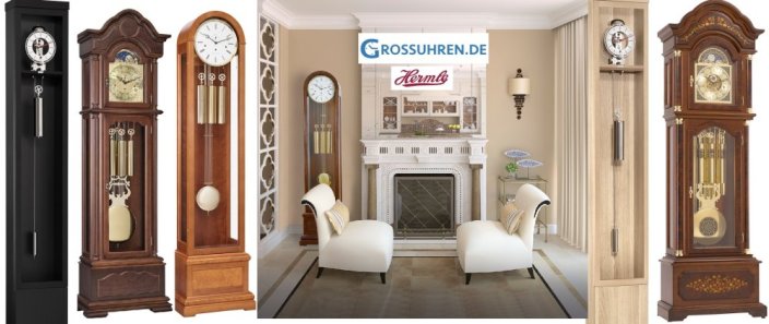 Kyvadlové hodiny podlahové Hermle  01087-030461 CHARLOTE