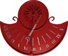 Sluneční hodiny SL501 červené