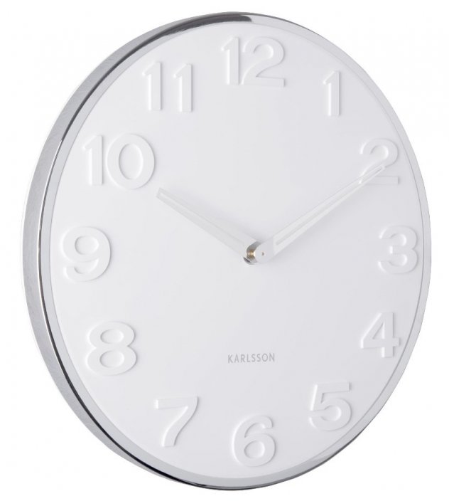 Designové nástěnné hodiny 5759WH Karlsson 30cm