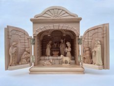 Betlém skříňkový 3214, s osvětlením