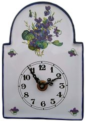 Hodiny porcelánové miniaturní MIN18