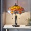 Dragonfly flame stolní lampa Tiffany 64093