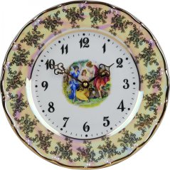 Talíř - hodiny porcelánové 2045