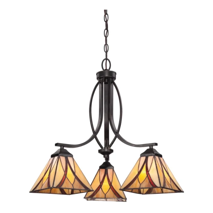 Tiffany stolní lampa ASHEVILLE