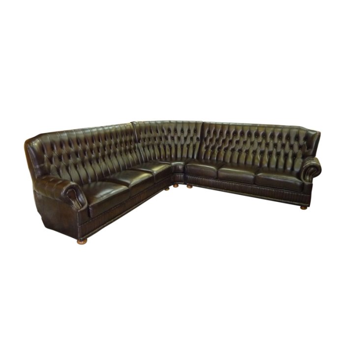 Kožená sedací souprava HILTON - křeslo - Barva: béžová