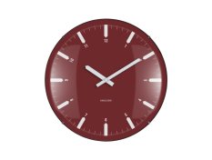 Designové nástěnné hodiny 6086RD Karlsson 35cm